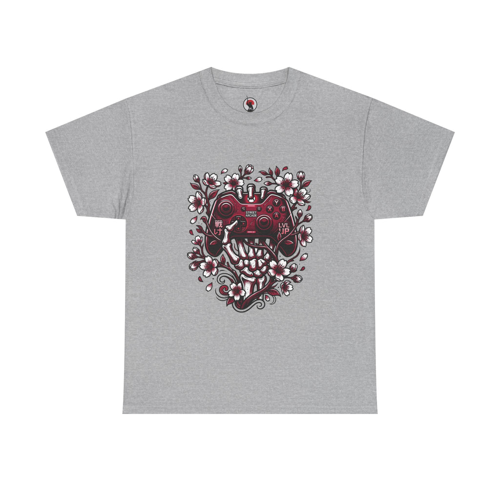 Street Arcade Graphic Tee — Sakura Gaming Controller Japanese Anime T-Shirt