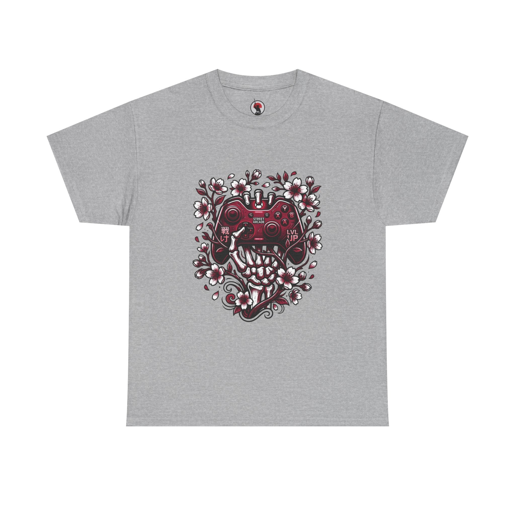 Street Arcade Graphic Tee — Sakura Gaming Controller Japanese Anime T-Shirt