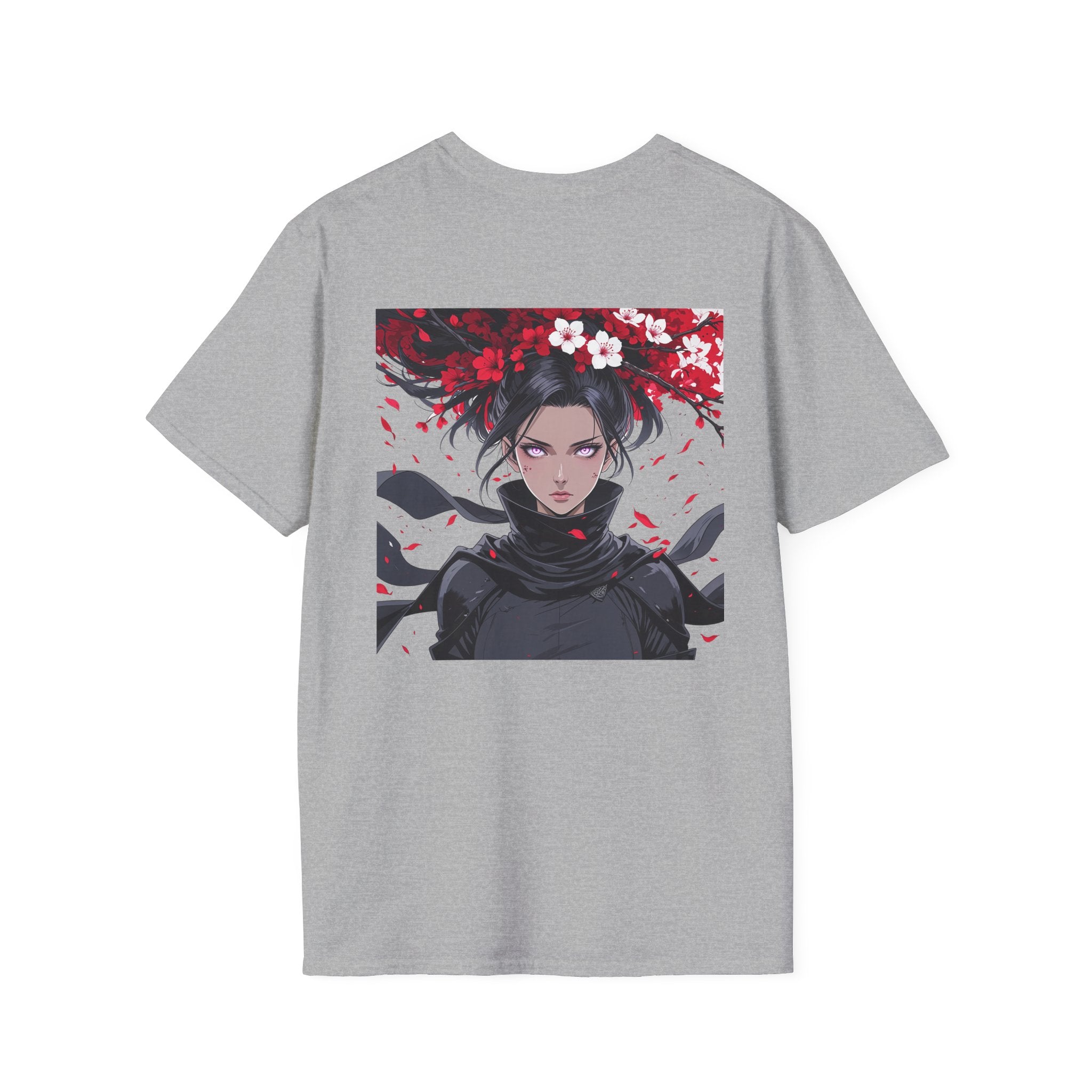 Sakura Kunoichi Tee — Anime Ninja Girl Graphic T-Shirt | Back Print