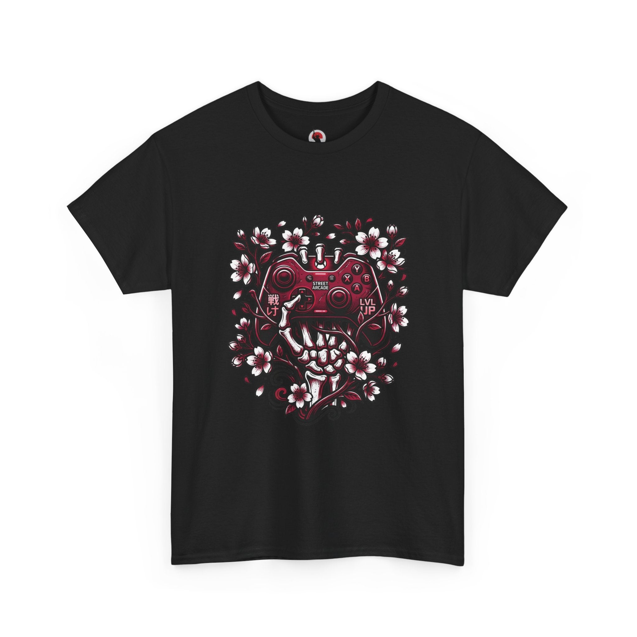 Street Arcade Graphic Tee — Sakura Gaming Controller Japanese Anime T-Shirt