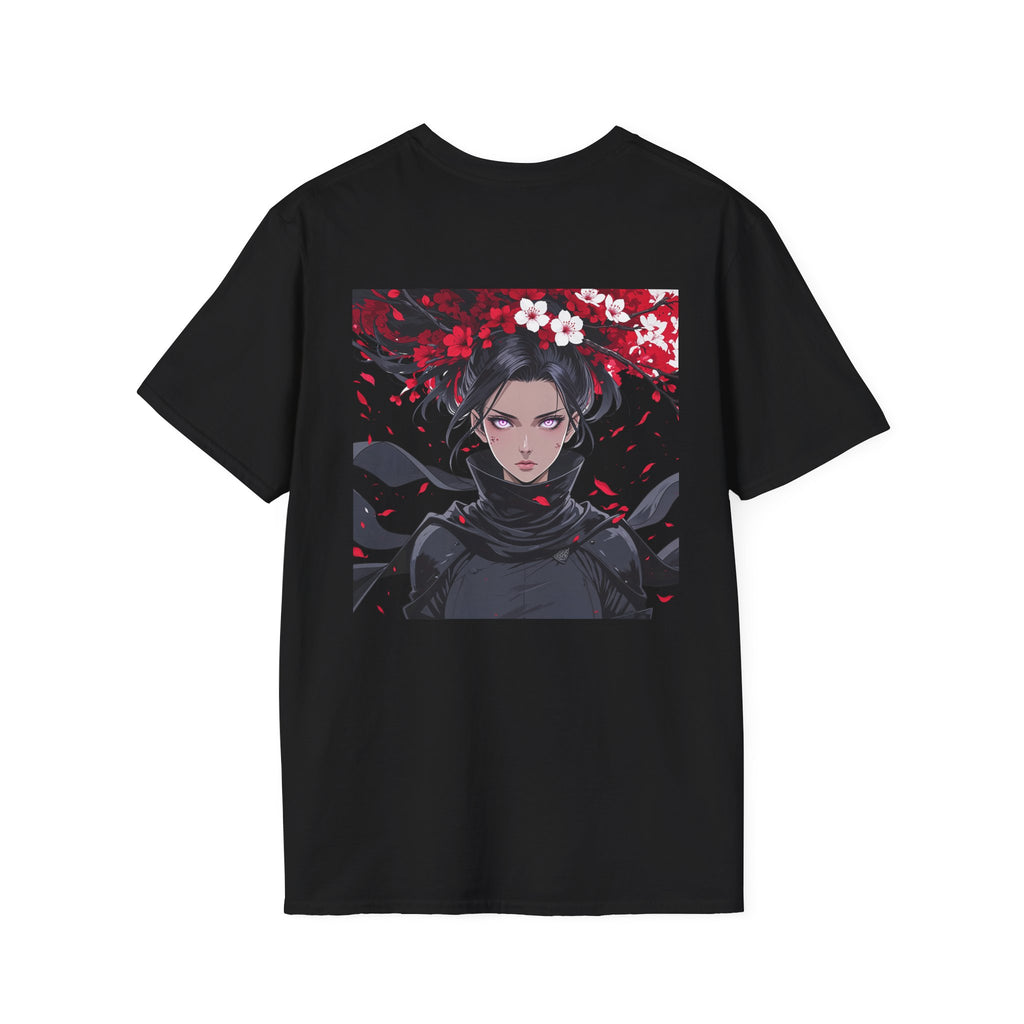 Sakura Kunoichi Tee — Anime Ninja Girl Graphic T-Shirt | Back Print