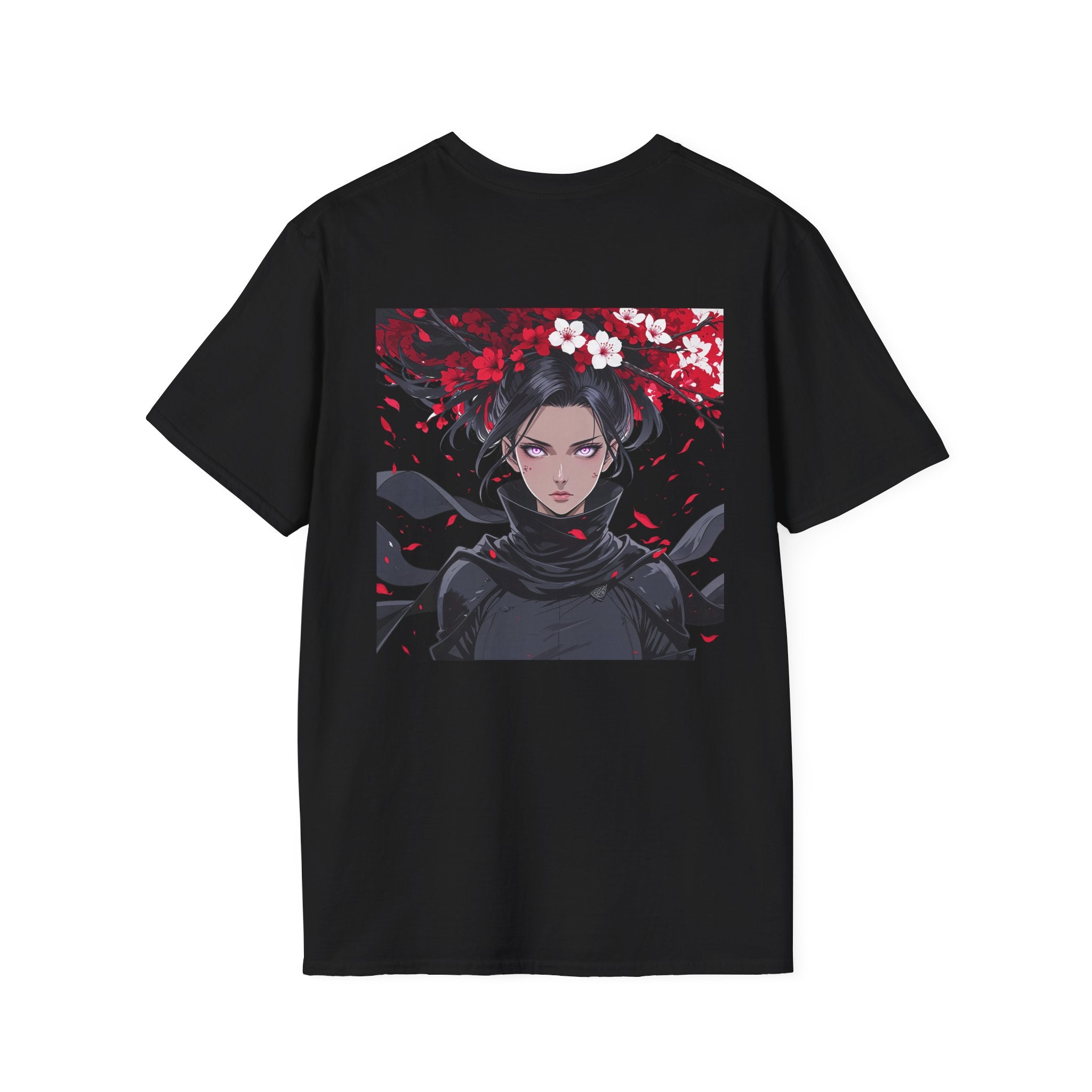 Sakura Kunoichi Tee — Anime Ninja Girl Graphic T-Shirt | Back Print