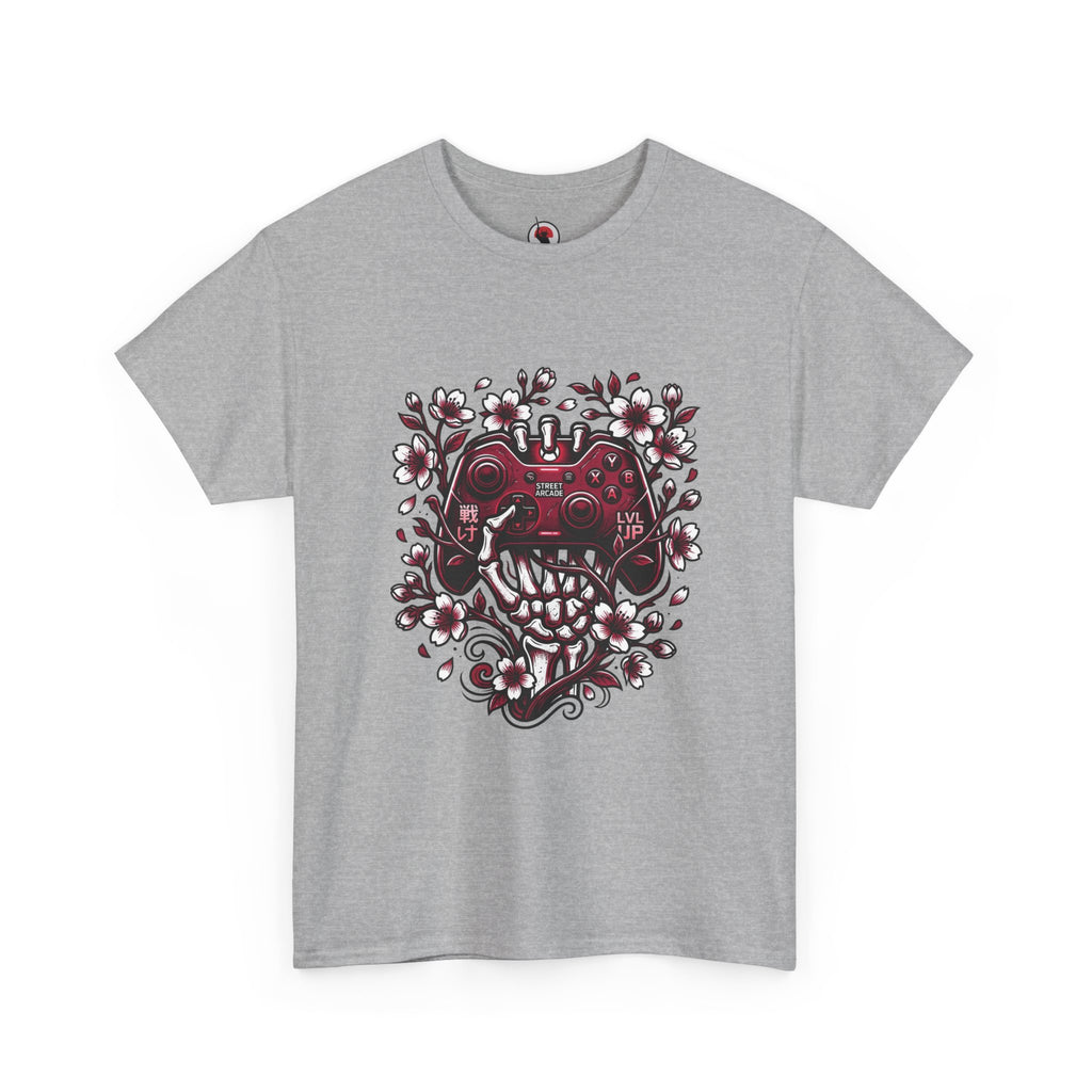 Street Arcade Graphic Tee — Sakura Gaming Controller Japanese Anime T-Shirt