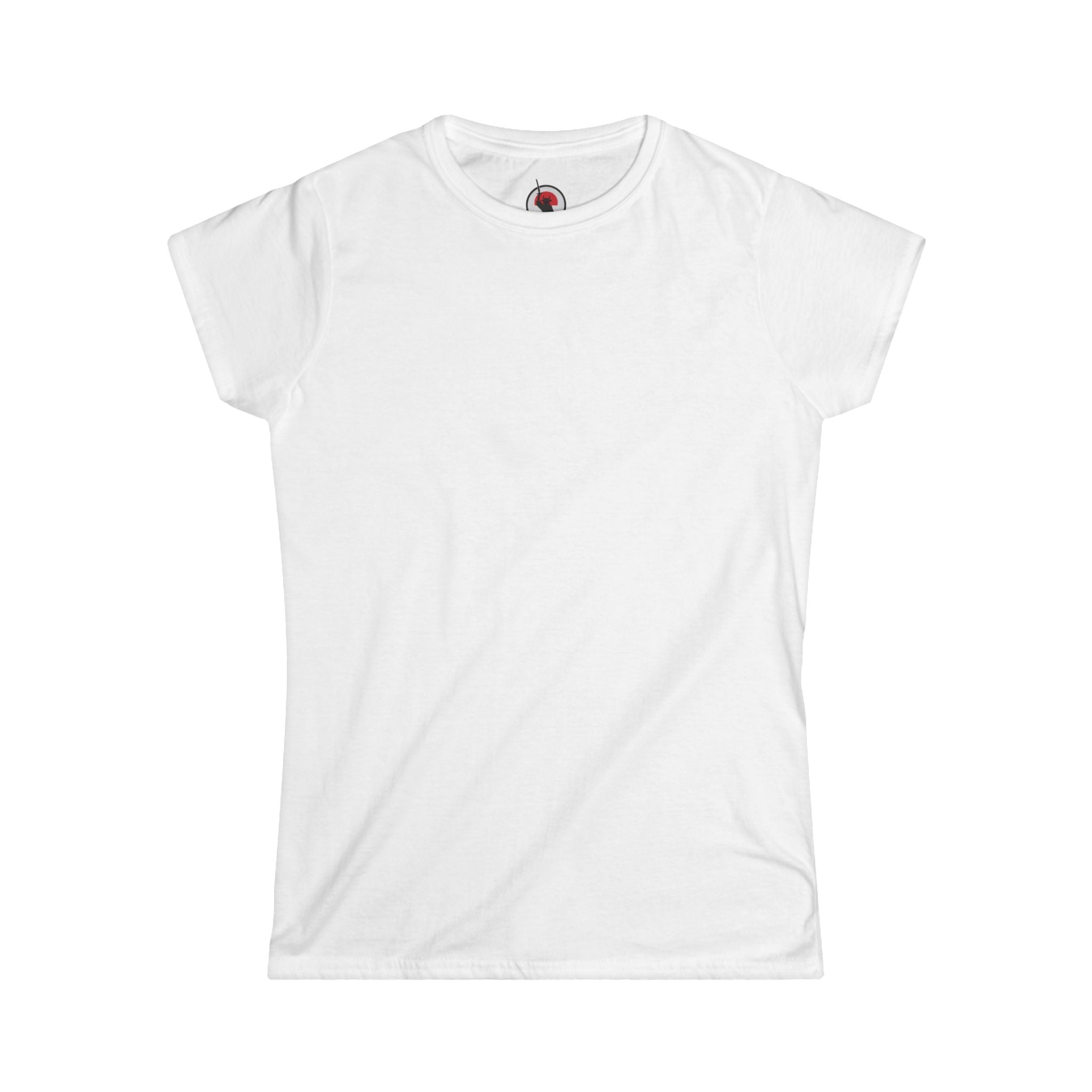 Moonlit Wolf Women's Tee — Anime Spirit Wolf Full Moon Graphic T-Shirt | Back Print