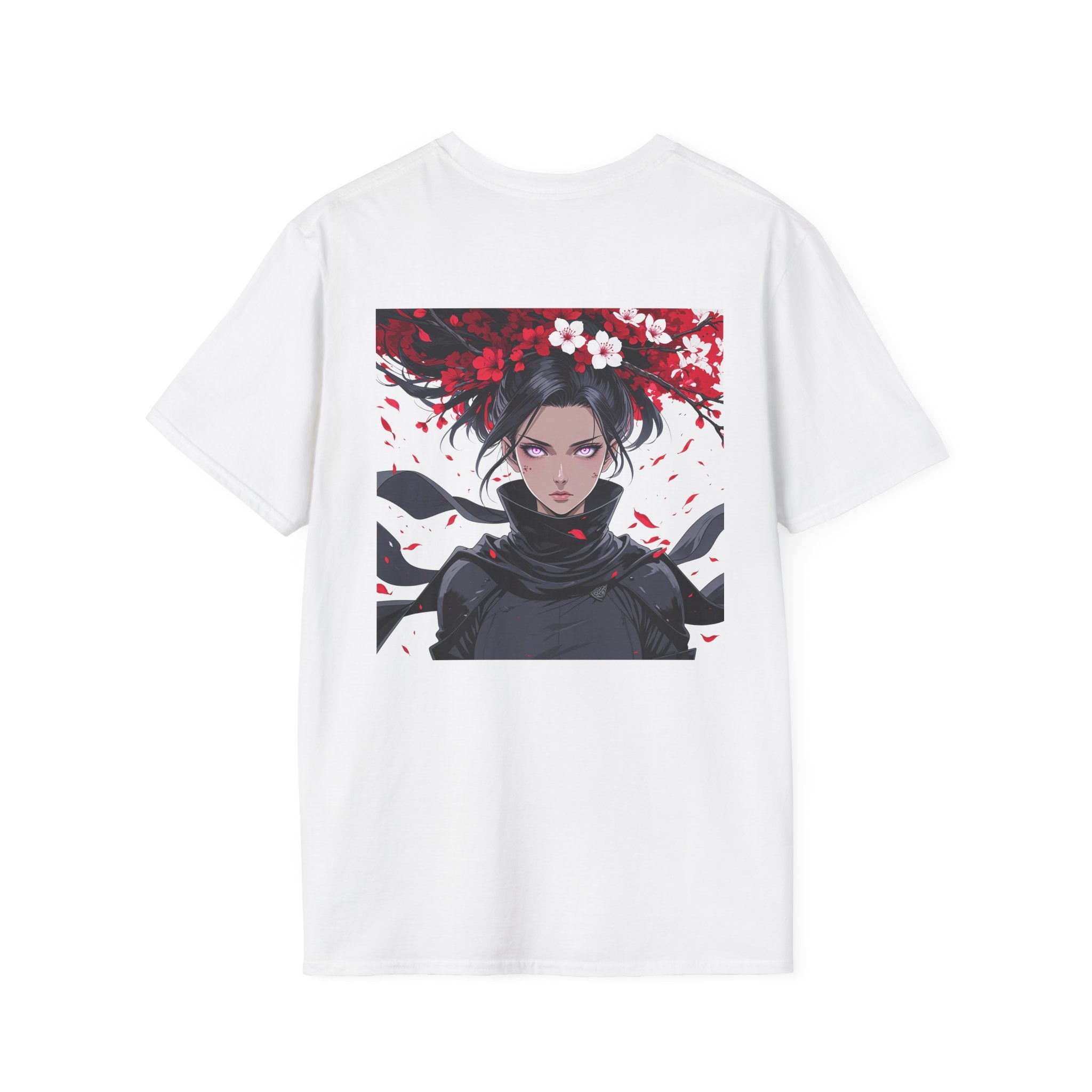 Sakura Kunoichi Tee — Anime Ninja Girl Graphic T-Shirt | Back Print