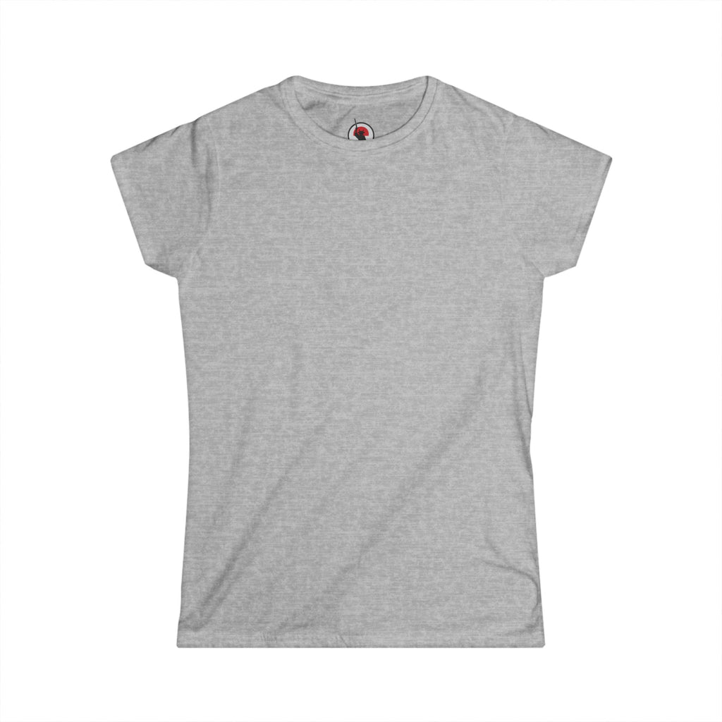 Moonlit Wolf Women's Tee — Anime Spirit Wolf Full Moon Graphic T-Shirt | Back Print