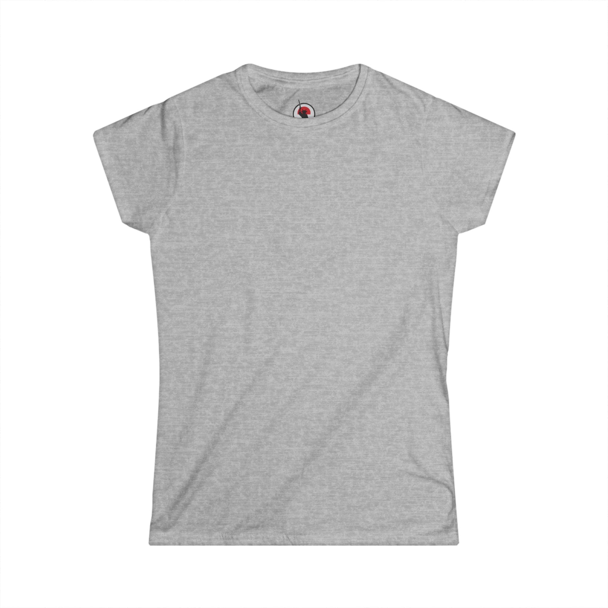 Moonlit Wolf Women's Tee — Anime Spirit Wolf Full Moon Graphic T-Shirt | Back Print