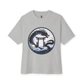 Dragon Shrine Oversized Tee — Japanese Ukiyo-e Dragon Torii Graphic Boxy T-Shirt