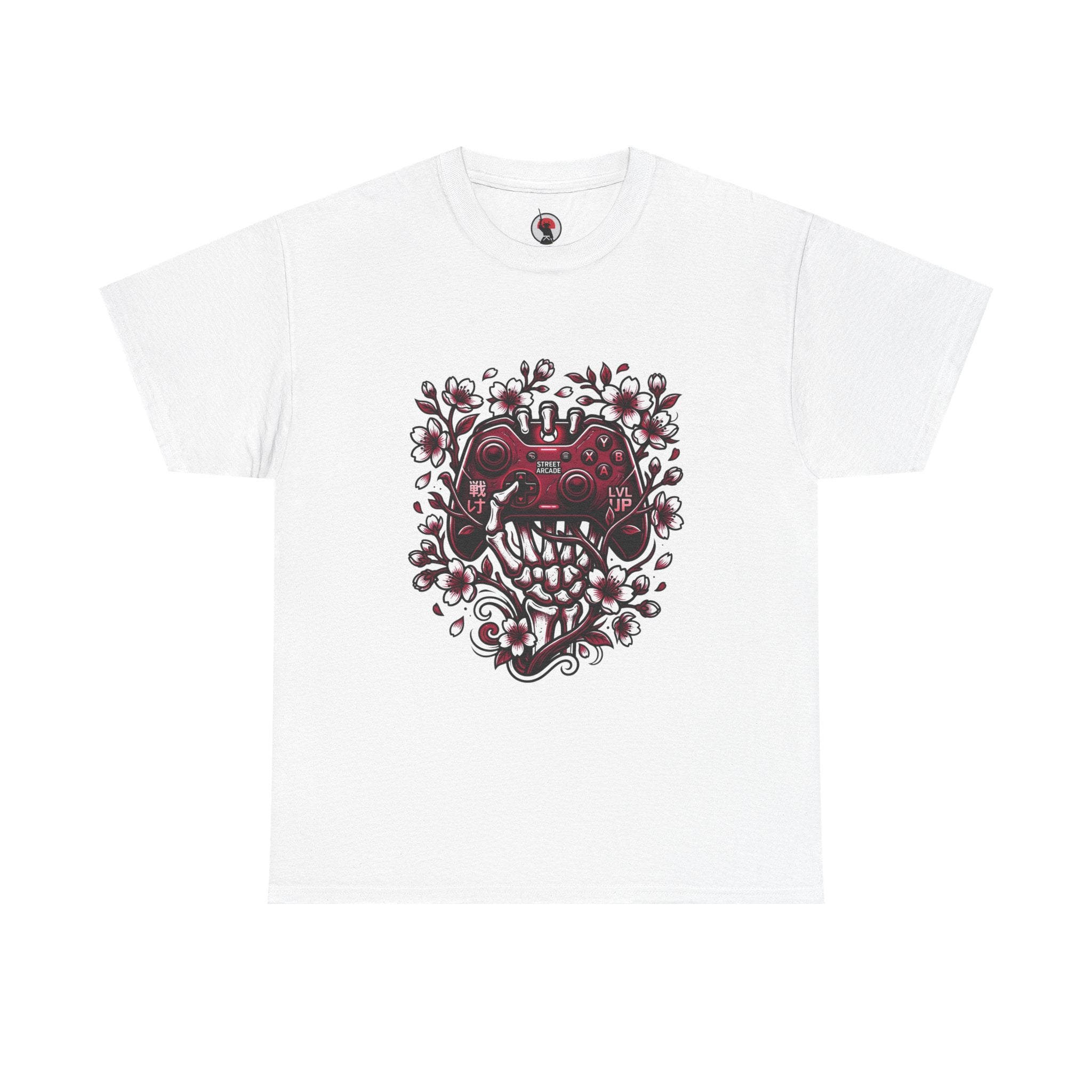 Street Arcade Graphic Tee — Sakura Gaming Controller Japanese Anime T-Shirt