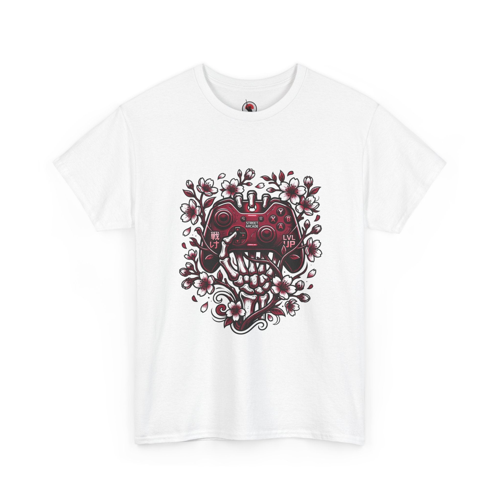 Street Arcade Graphic Tee — Sakura Gaming Controller Japanese Anime T-Shirt