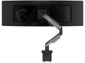 MPG MT201R - Premium RGB Single Monitor Stand Arm, Supports 17-49" Screens and 44 Lbs, VESA Compatible, Adjustable Heavy Duty Gas Spring Mount, Clamp & Grommet, Quick Release Plate - Gray